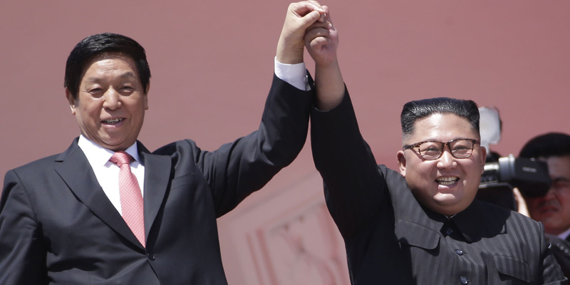 Li Zhanshu,Kim Jong Un